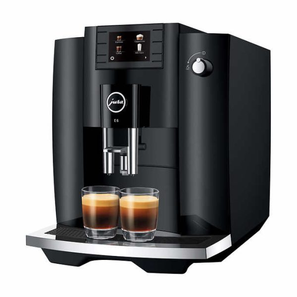 JURA E6 Automatic Coffee Machine, Piano Black - Imagen 5